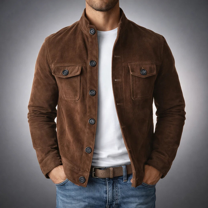Álvaro | Chaqueta de campo de ante