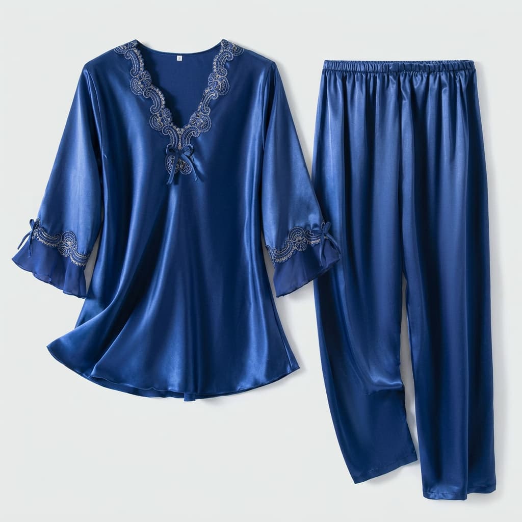 Luz | Conjunto de pijama de satén