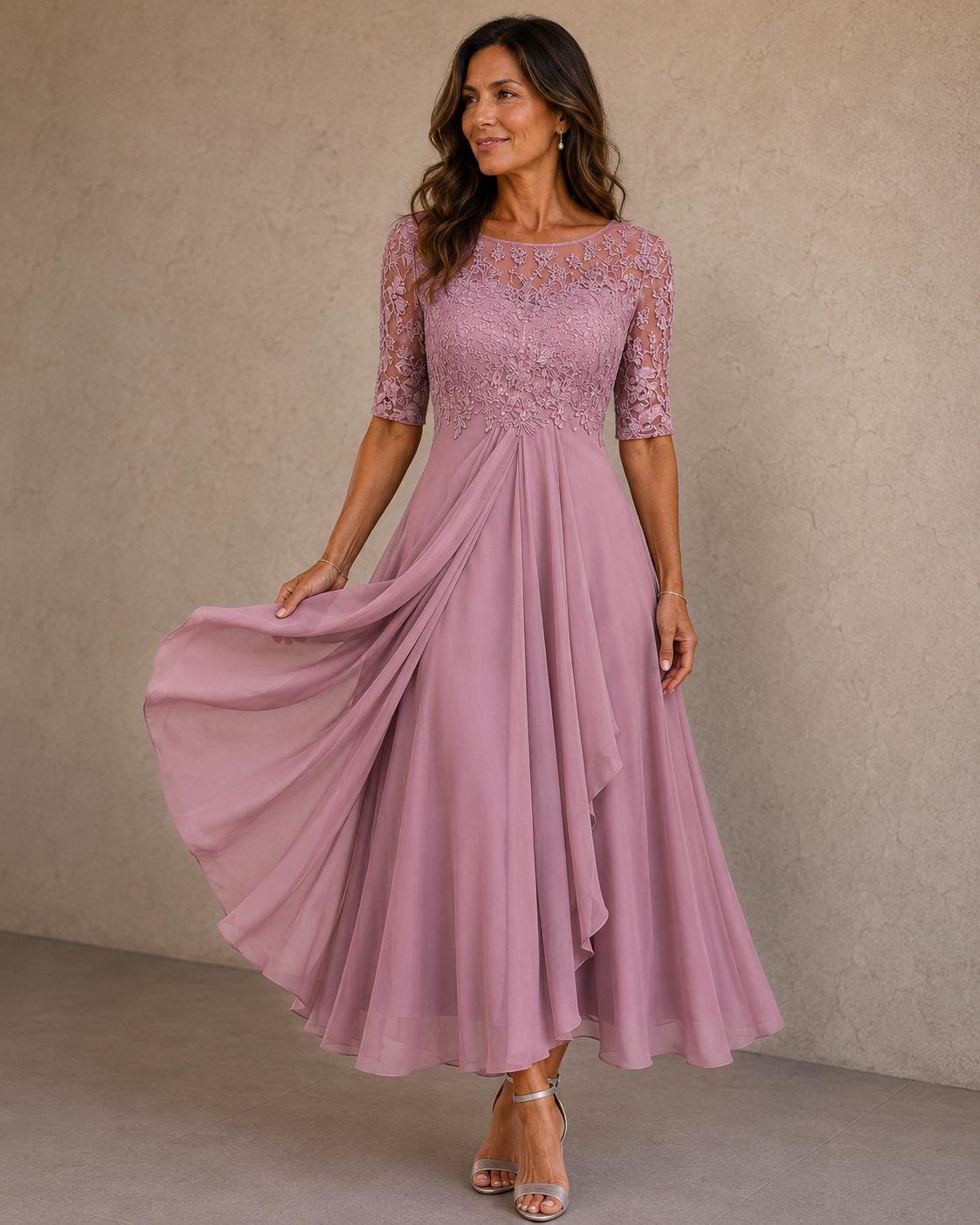 Elena | Vestido de gasa