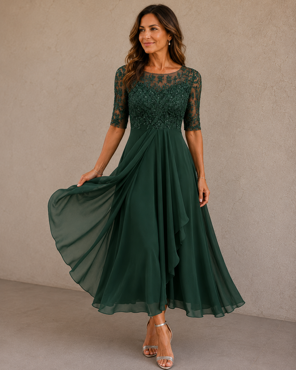 Elena | Vestido de gasa