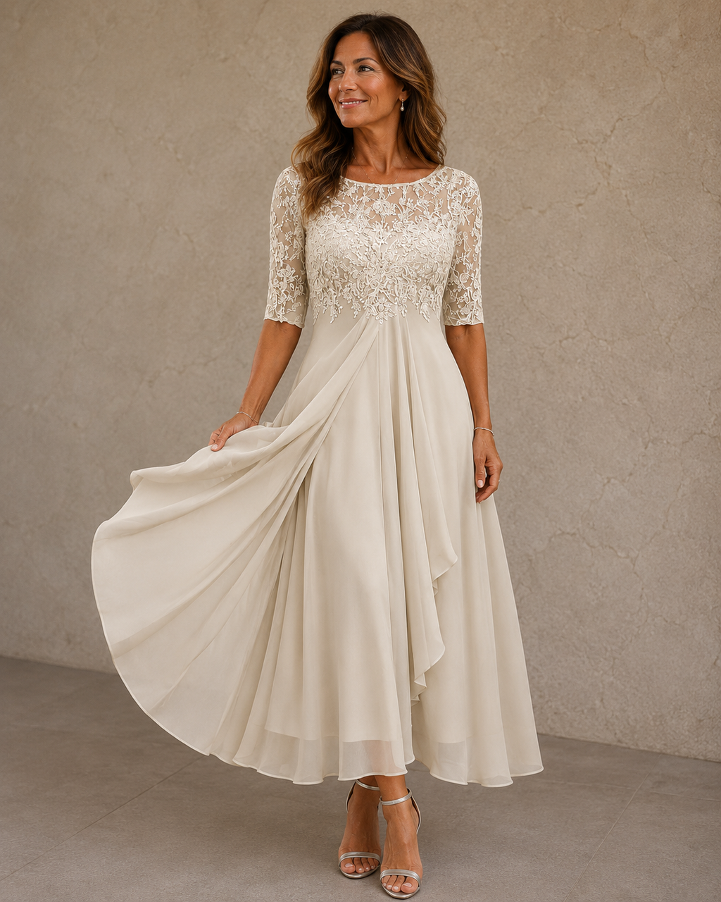Elena | Vestido de gasa