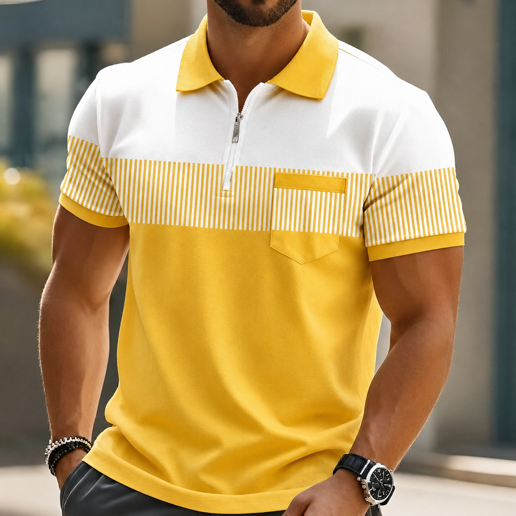 Luis | Polo con cremallera