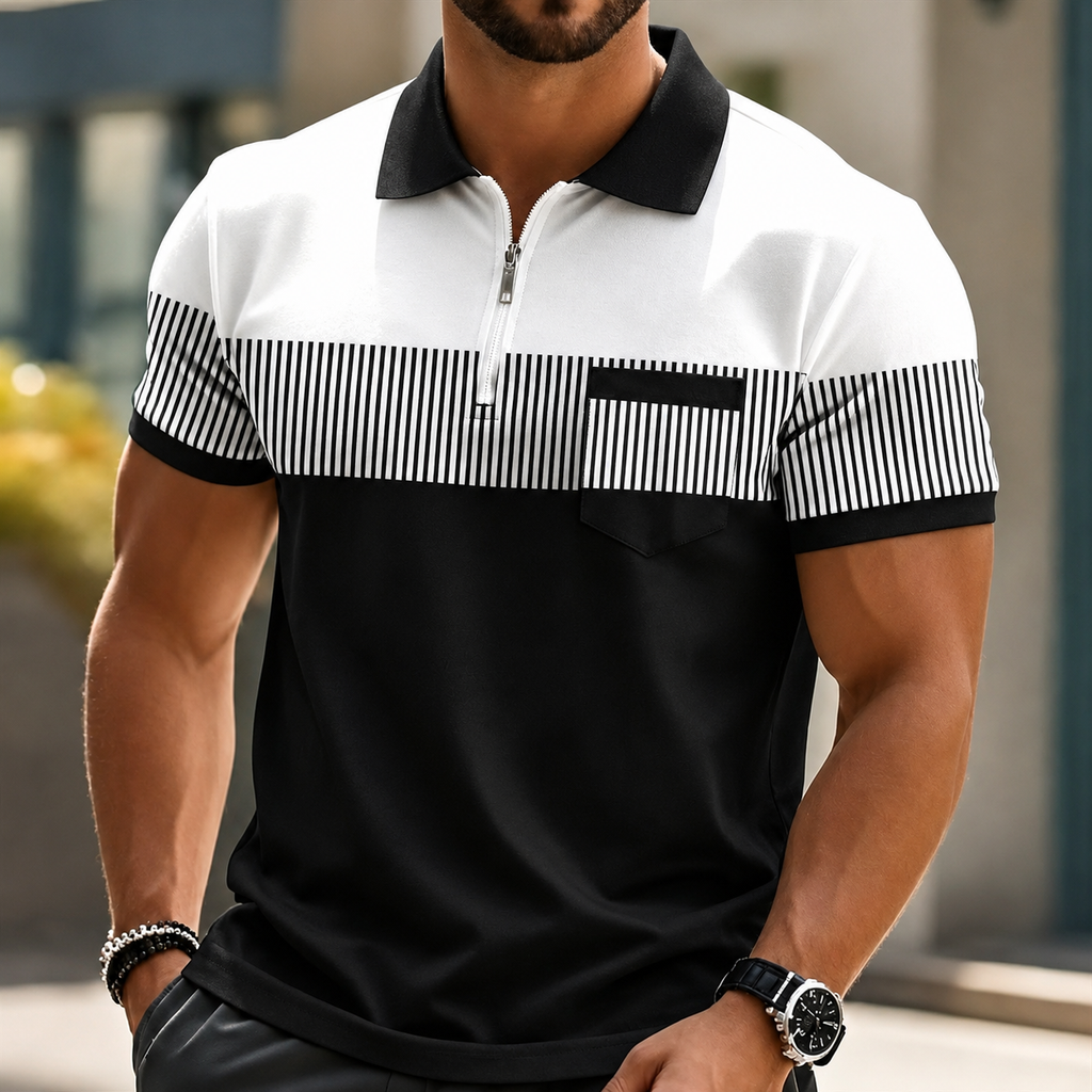 Luis | Polo con cremallera