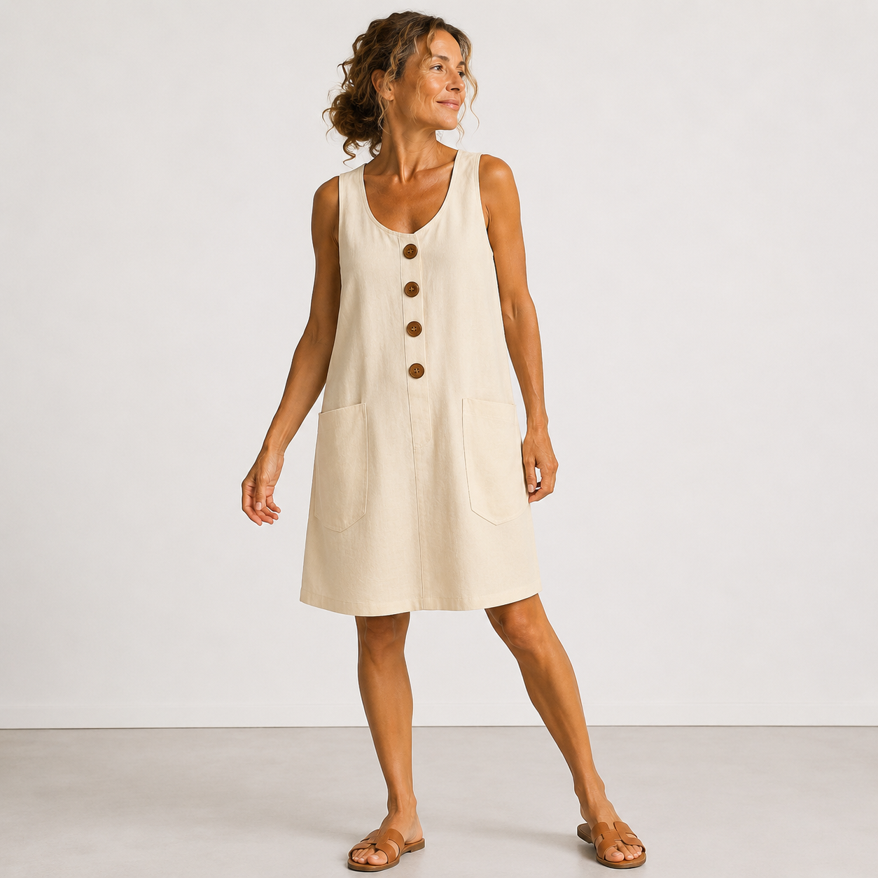Carmen | Vestido de lino