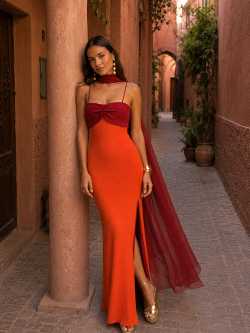 Ana | Vestido bicolor
