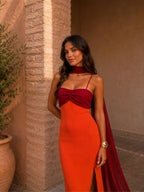 Ana | Vestido bicolor