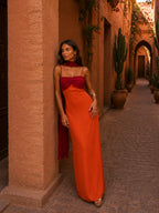 Ana | Vestido bicolor