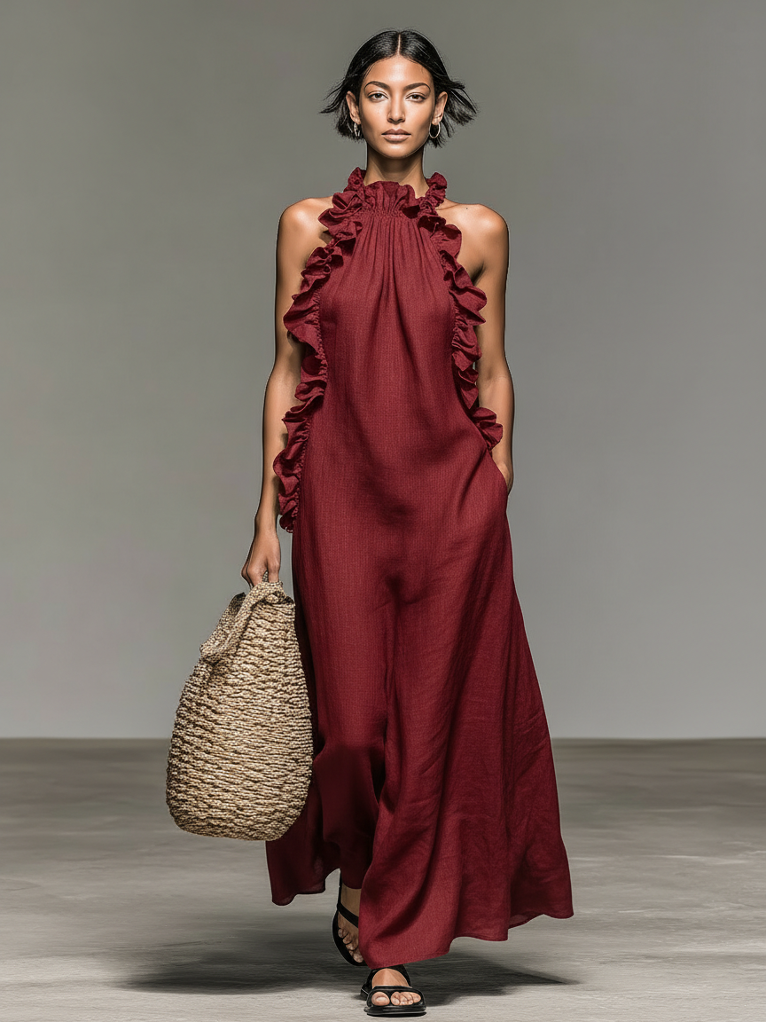 Luna | Vestido maxi