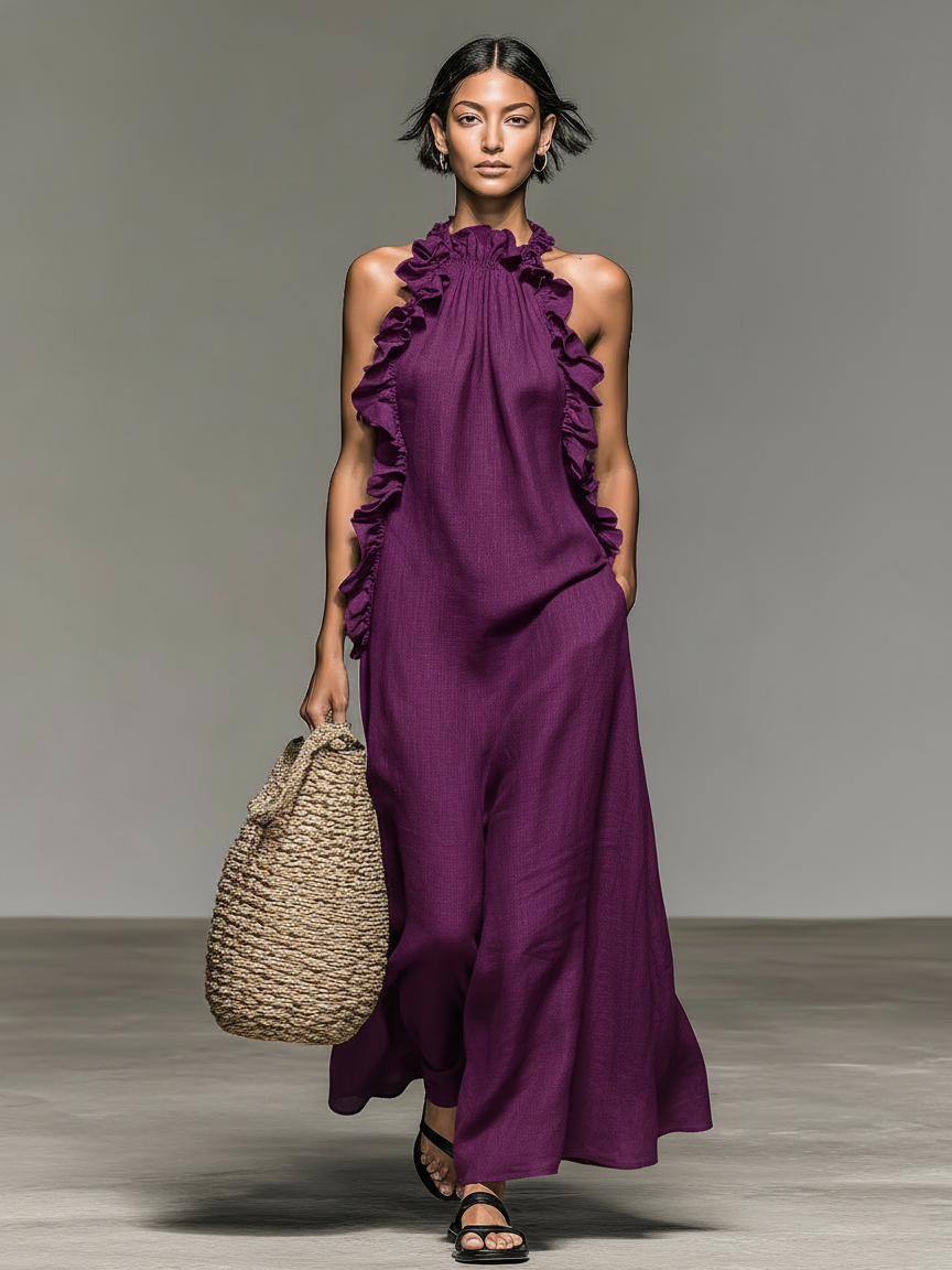 Luna | Vestido maxi