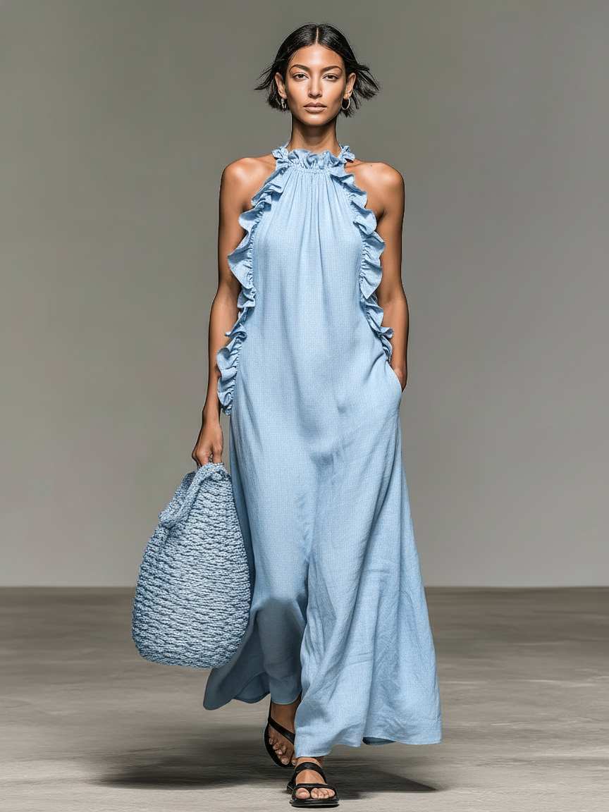 Luna | Vestido maxi