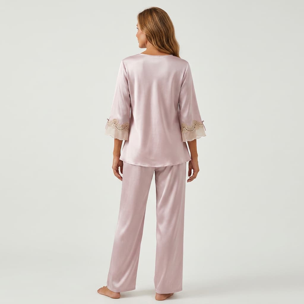 Luz | Conjunto de pijama de satén