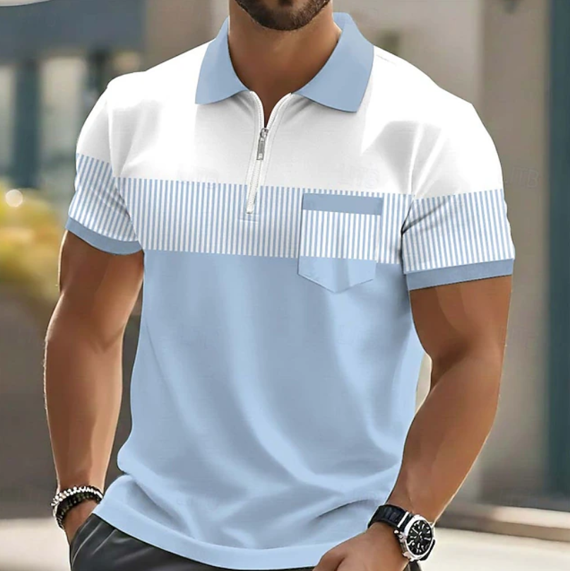 Luis | Polo con cremallera