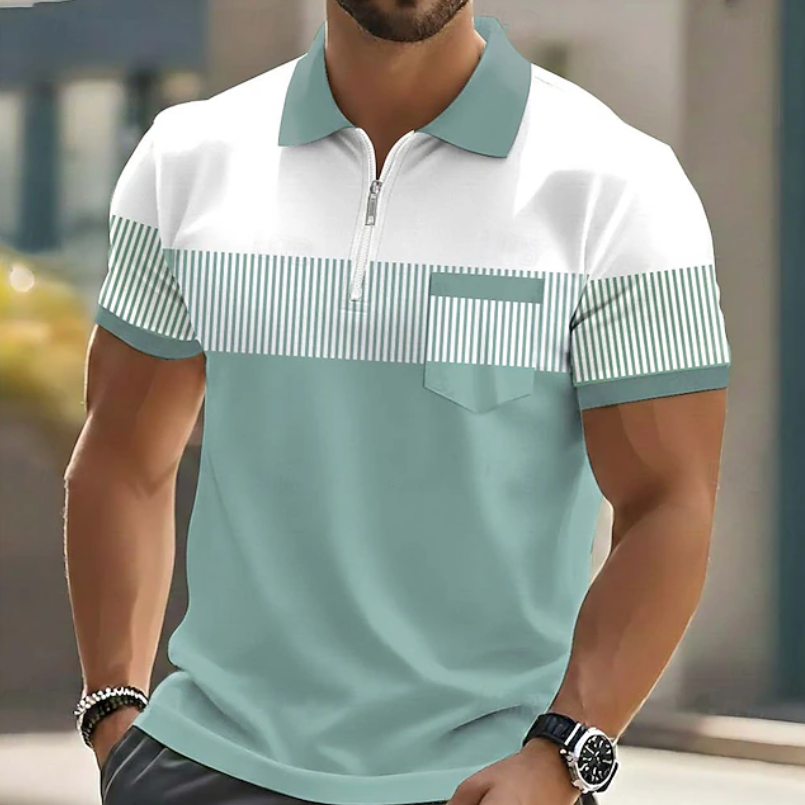 Luis | Polo con cremallera