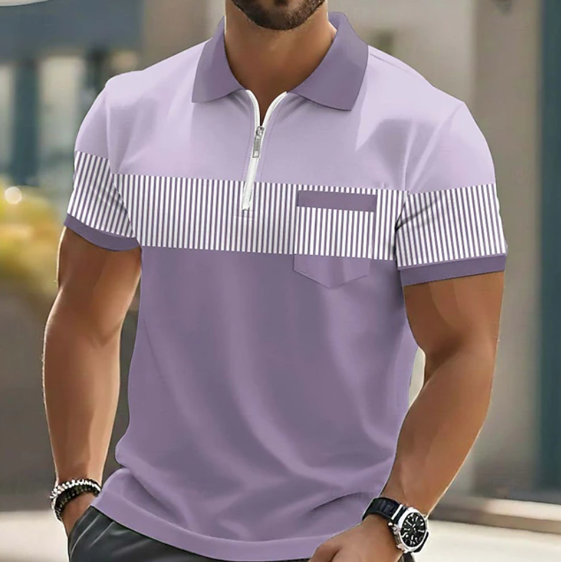 Luis | Polo con cremallera