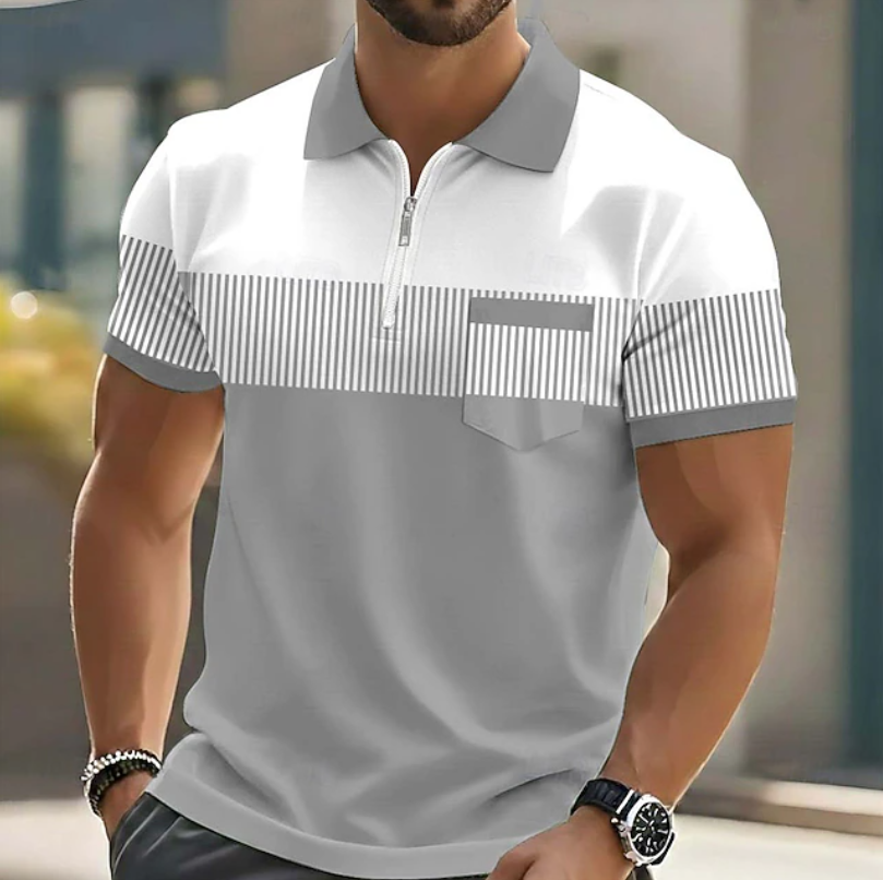 Luis | Polo con cremallera