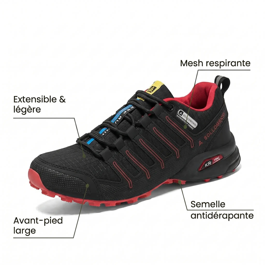 ErgoTrail™ - Chaussures de trail et randonnée à confort orthopédique
