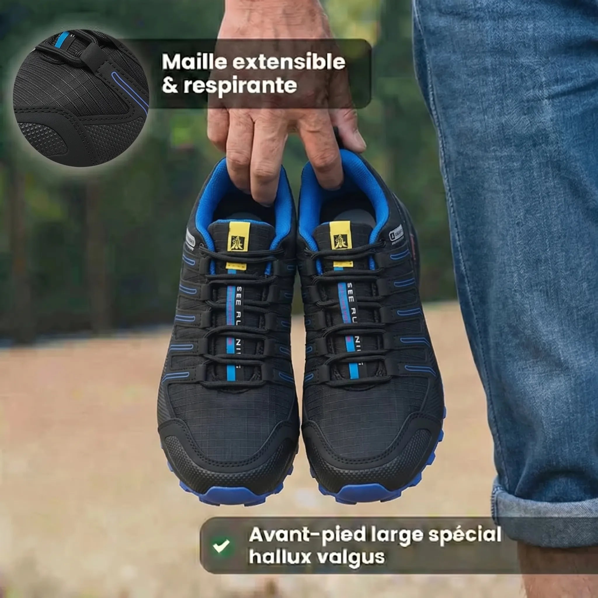 ErgoTrail™ - Chaussures de trail et randonnée à confort orthopédique