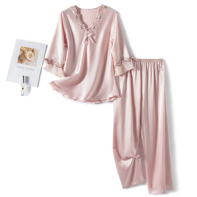 Luz | Conjunto de pijama de satén