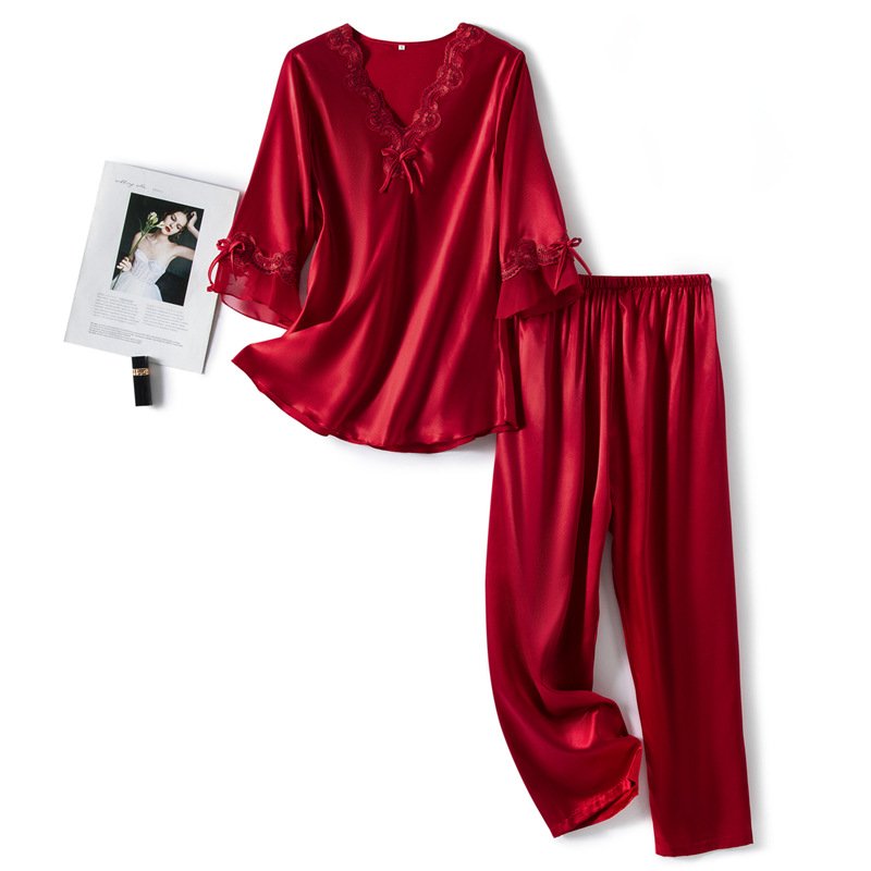 Luz | Conjunto de pijama de satén